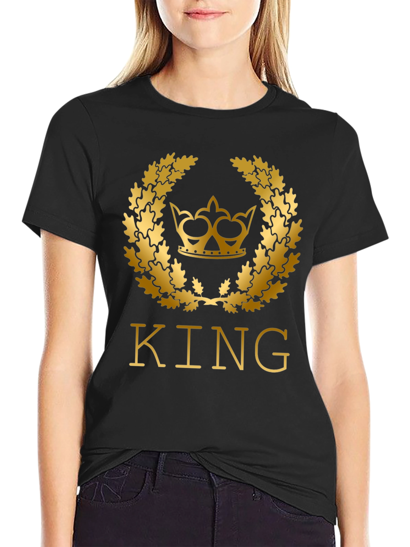 King Crown Graphic Tee - Premium Cotton Blend