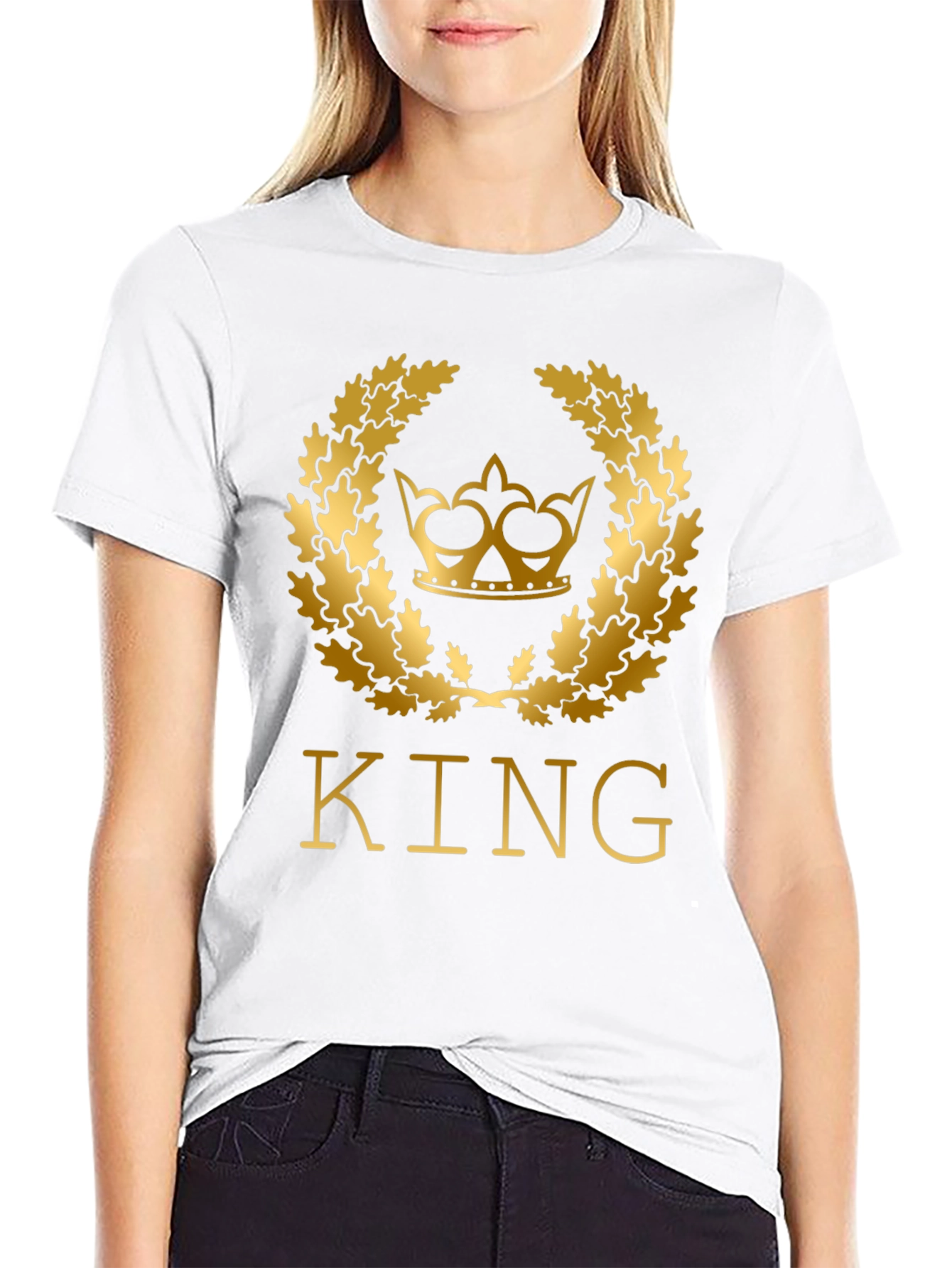 King Crown Graphic Tee - Premium Cotton Blend