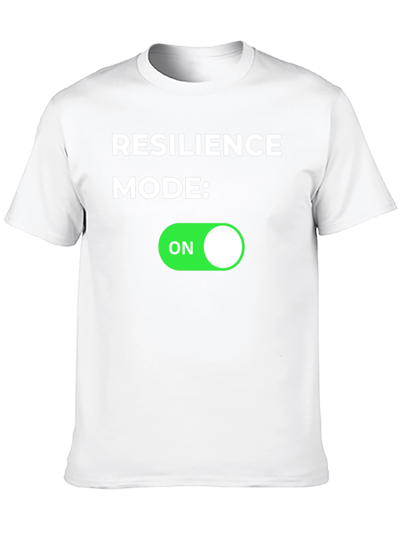 Resilience Mode ON Black T-Shirt