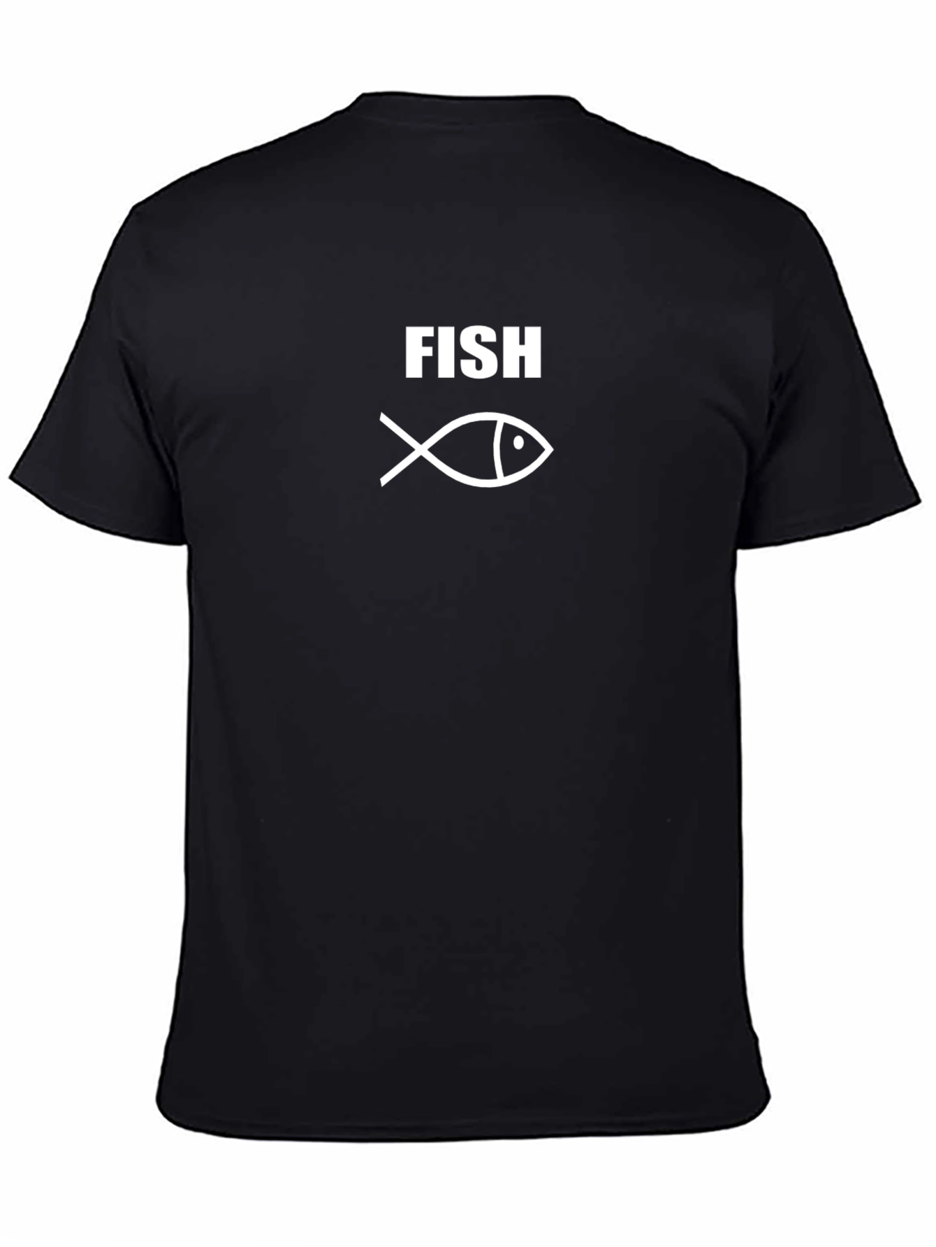 FISH Graphic T-Shirt - Black