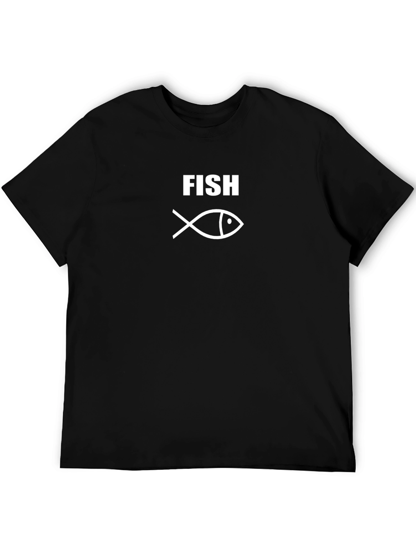 FISH Graphic T-Shirt - Black