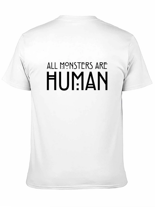 All Monsters Are Human Graphic Tee - Black