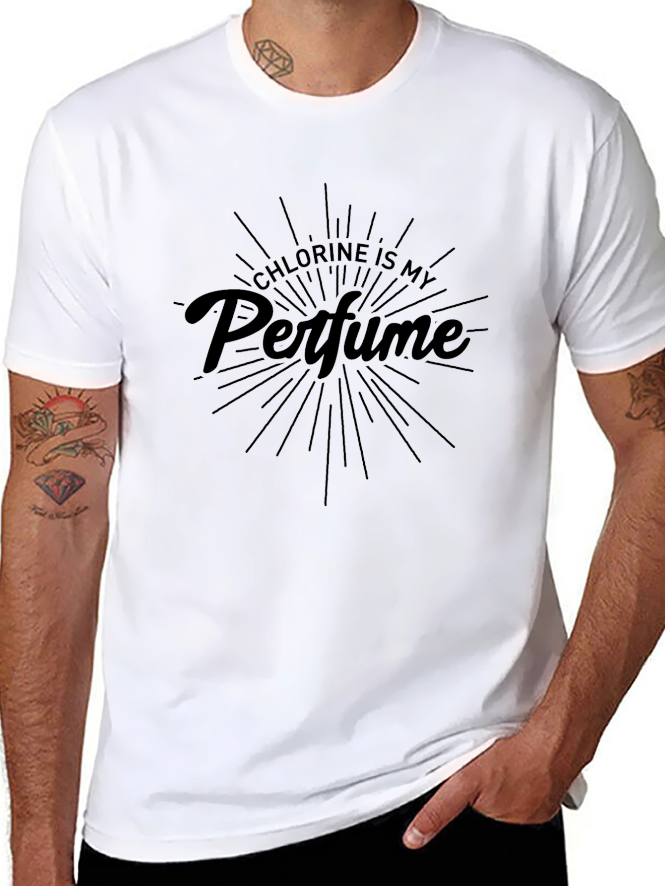 Chlorine Is My Perfume Black T-Shirt