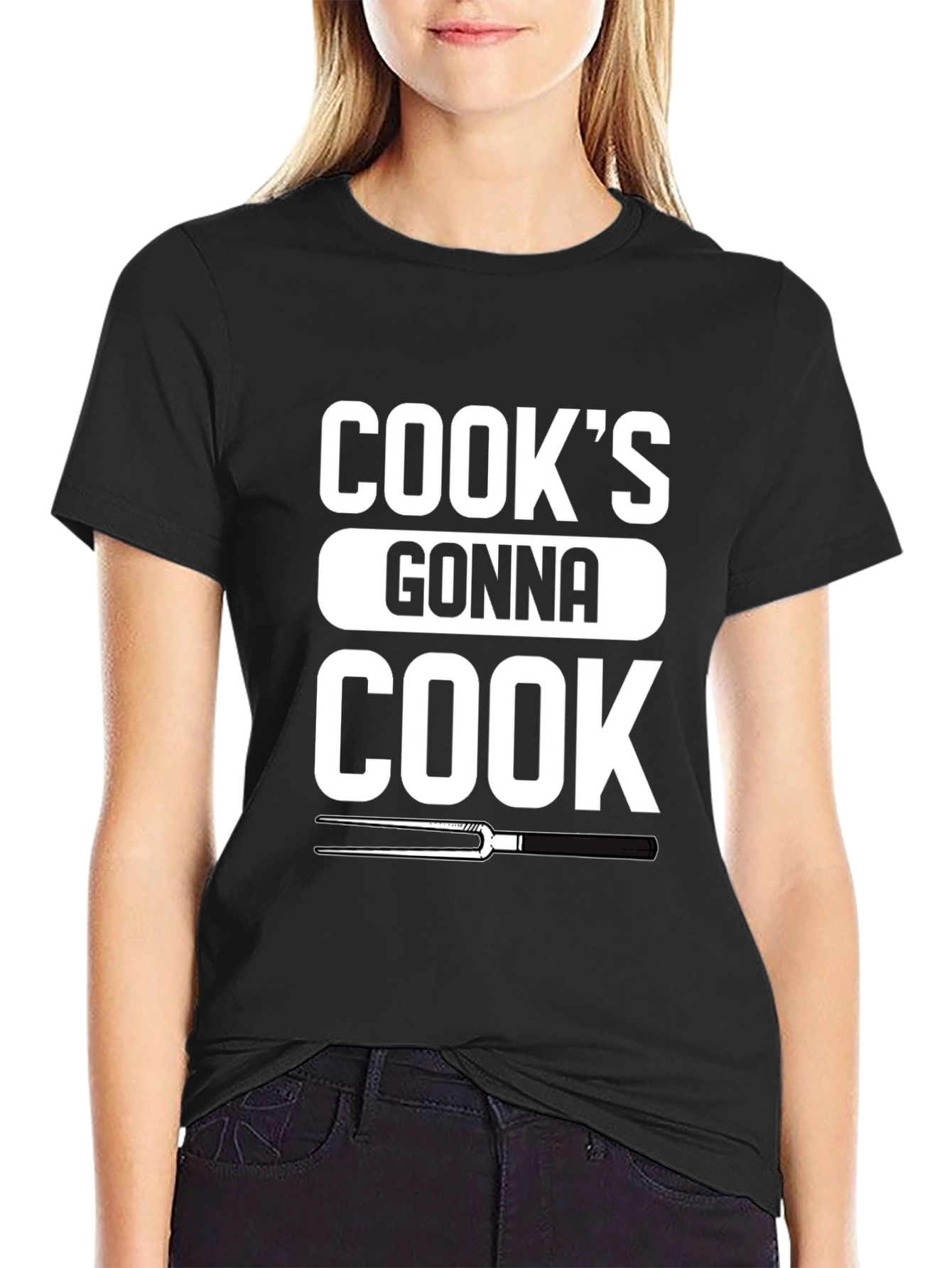Cooks Gonna Cook Graphic T-Shirt - BBQ Grill Master