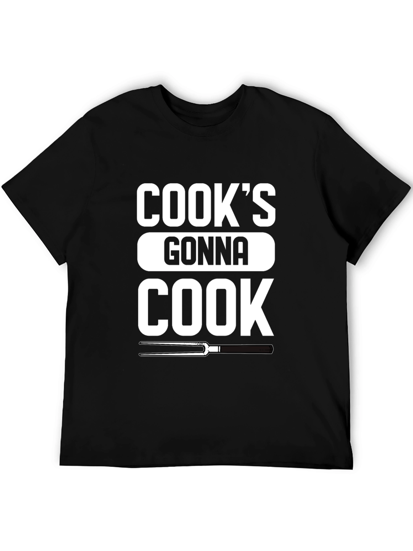 Cooks Gonna Cook Graphic T-Shirt - BBQ Grill Master