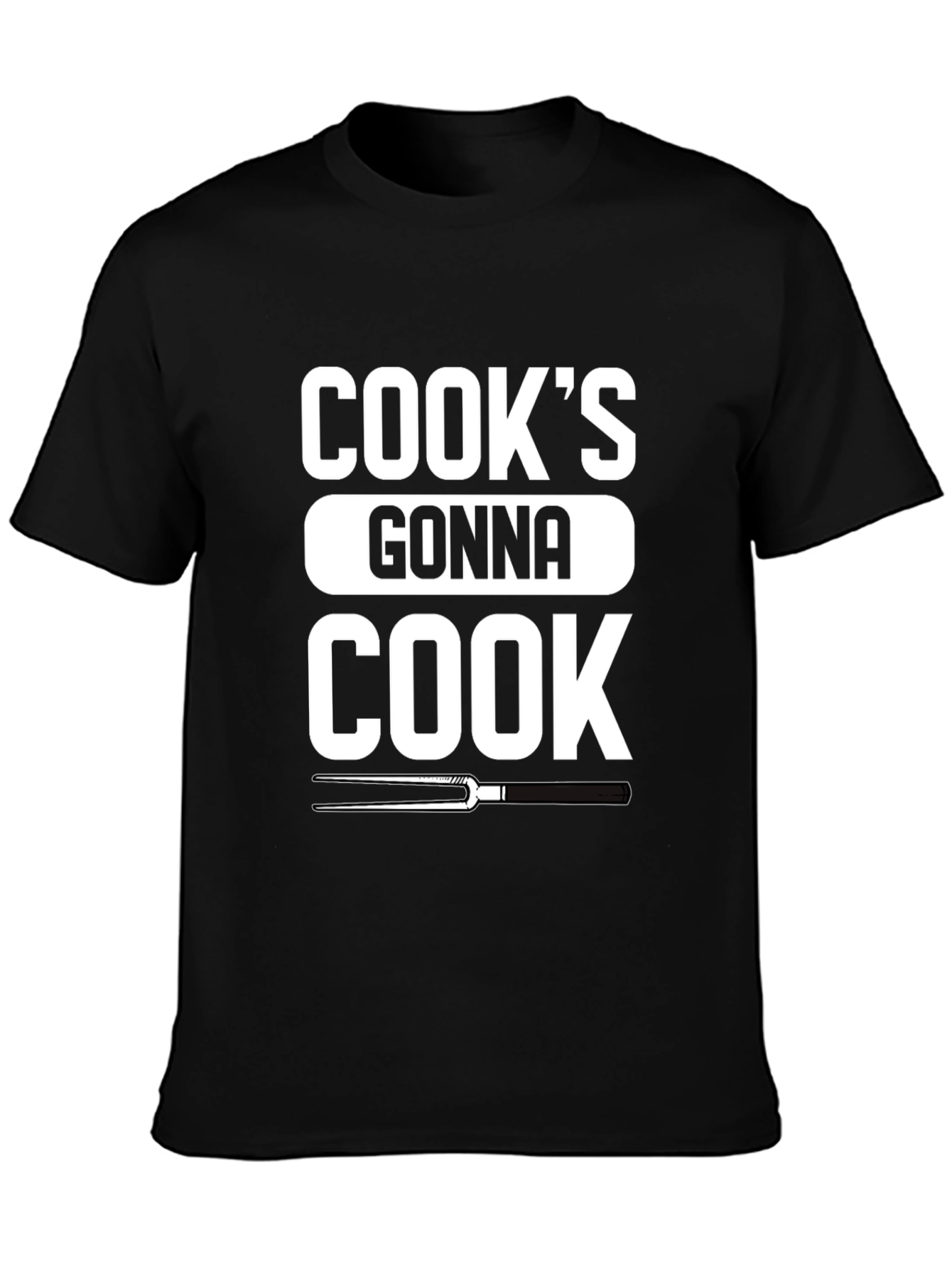 Cooks Gonna Cook Graphic T-Shirt - BBQ Grill Master