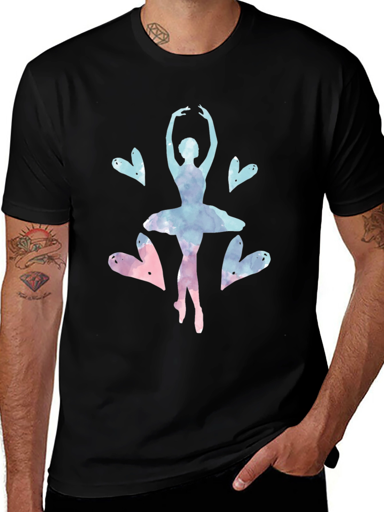 Ballerina Heart T-Shirt - Dance Lover Tee