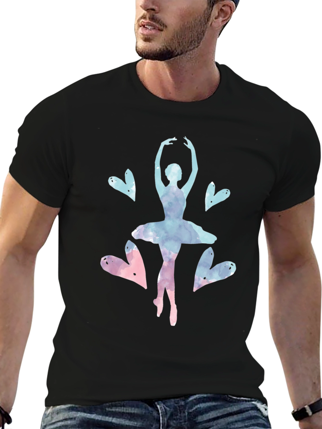 Ballerina Heart T-Shirt - Dance Lover Tee
