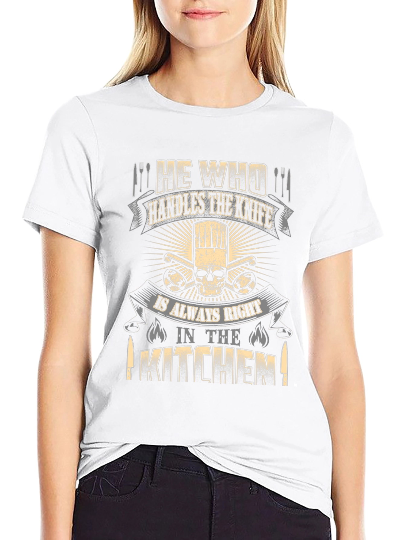 Chef Skull T-Shirt - Kitchen Master