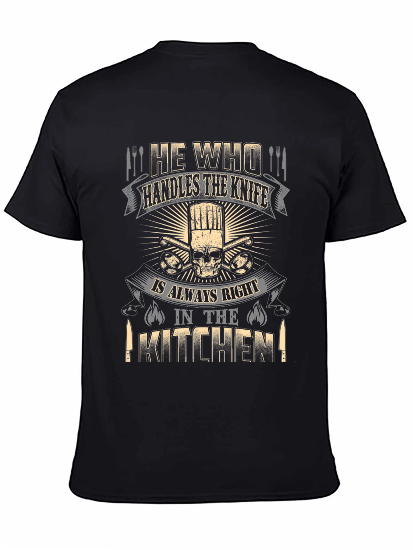 Chef Skull T-Shirt - Kitchen Master