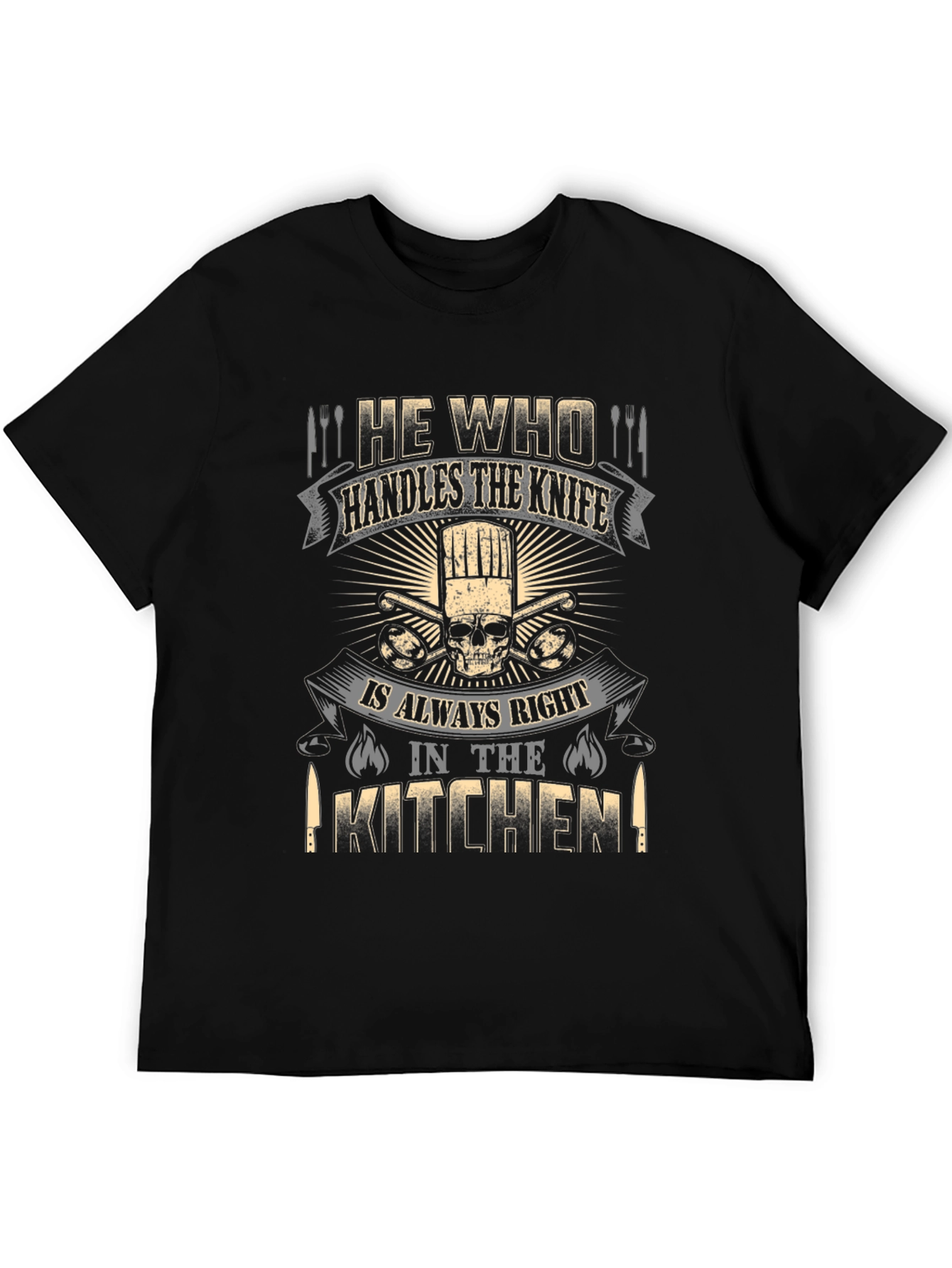 Chef Skull T-Shirt - Kitchen Master