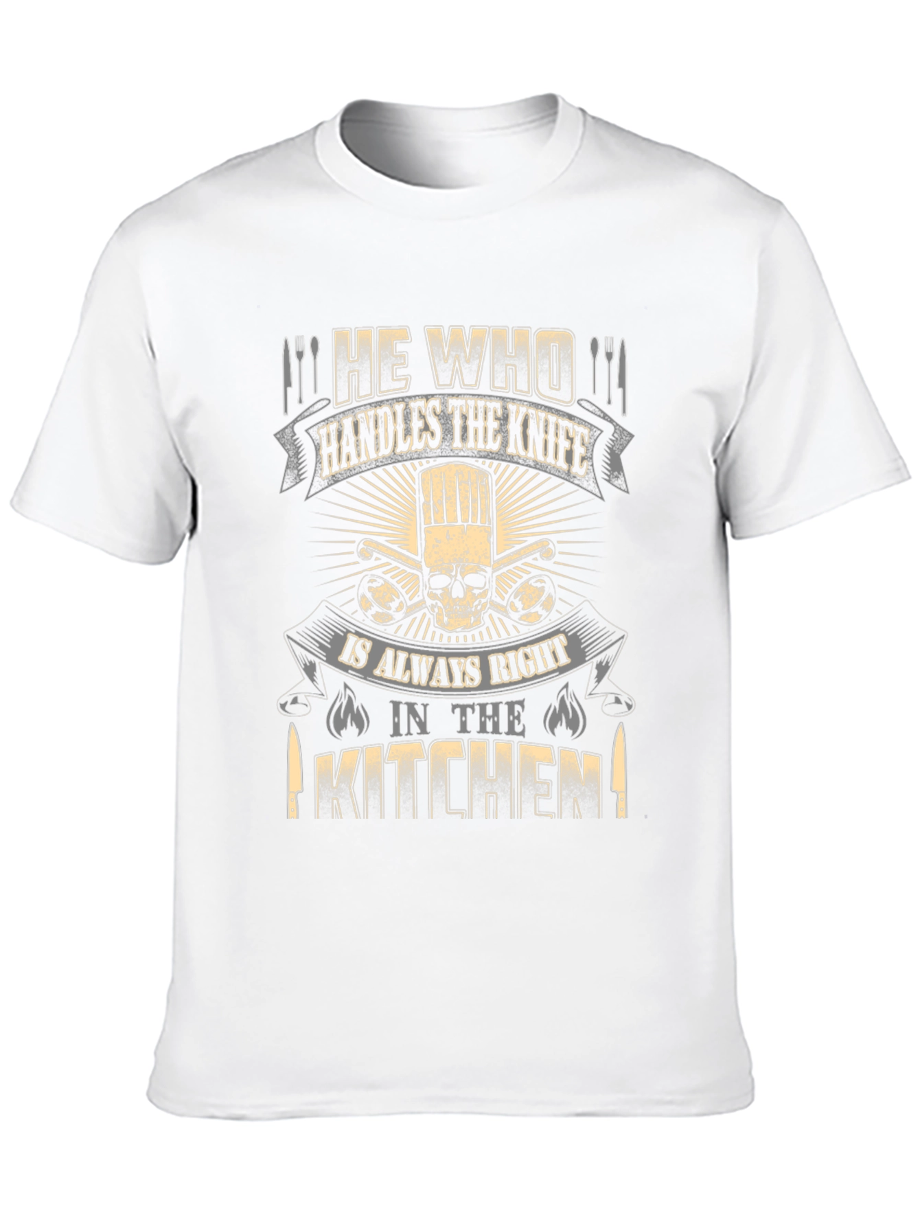 Chef Skull T-Shirt - Kitchen Master