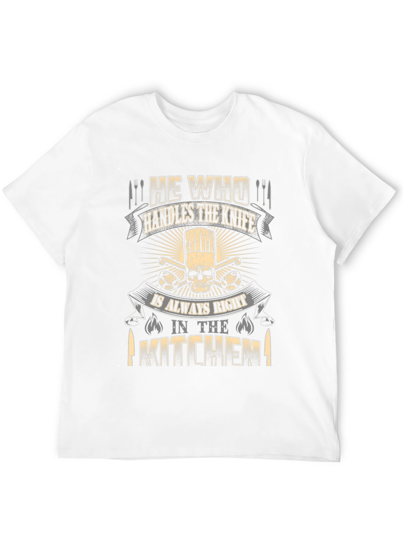 Chef Skull T-Shirt - Kitchen Master