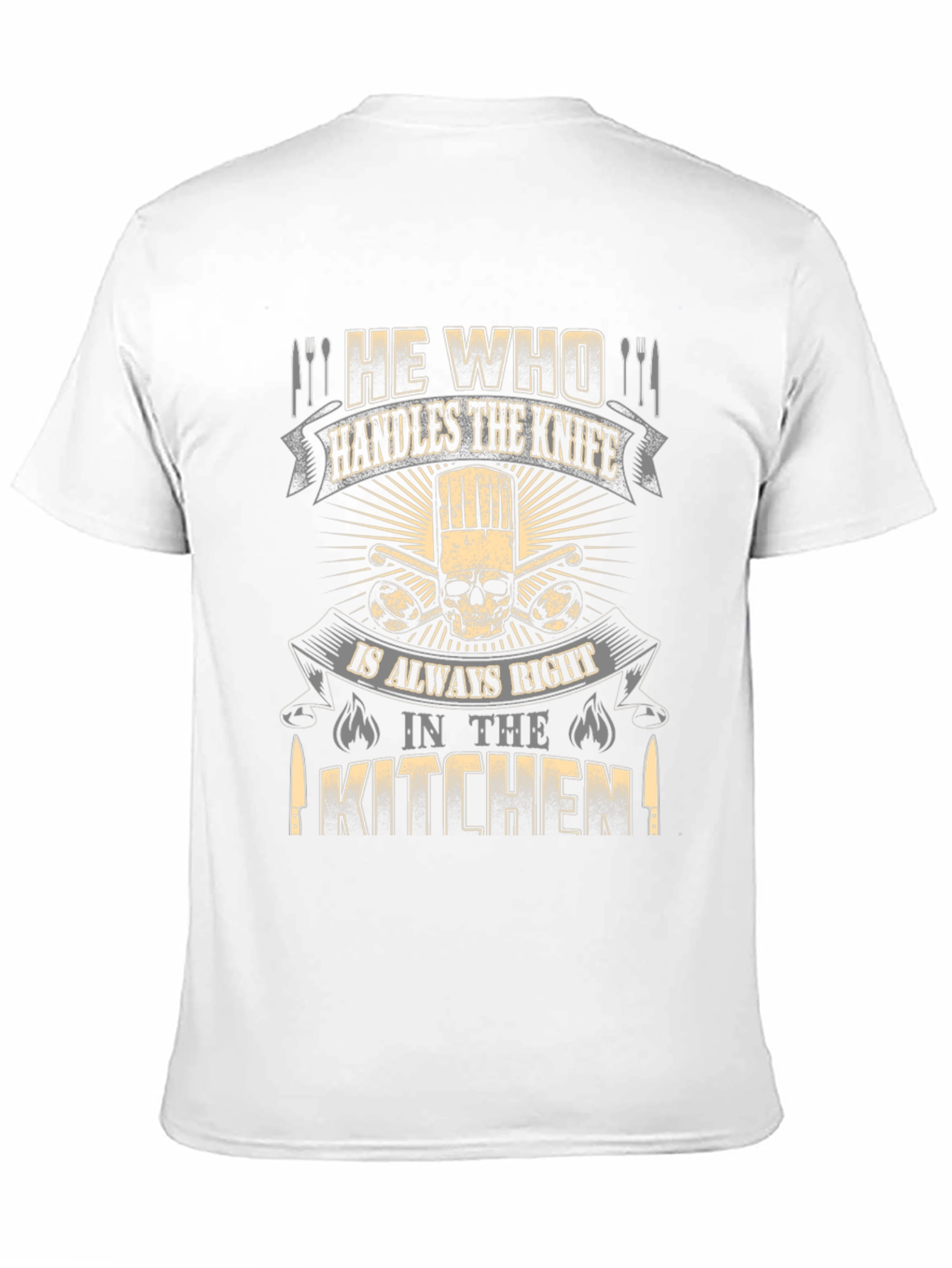 Chef Skull T-Shirt - Kitchen Master