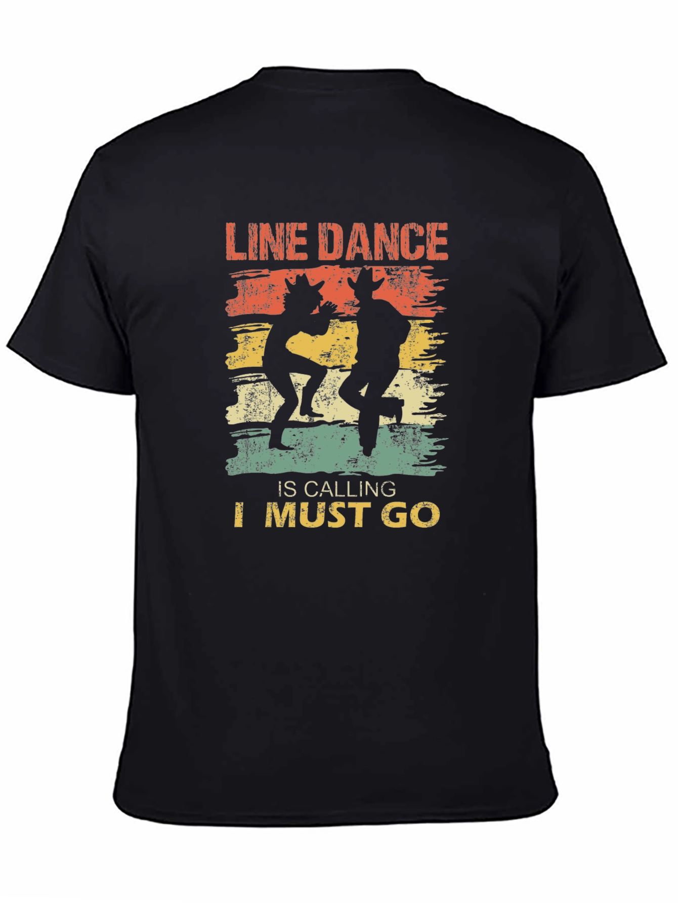 Line Dance Calling Retro Graphic Tee