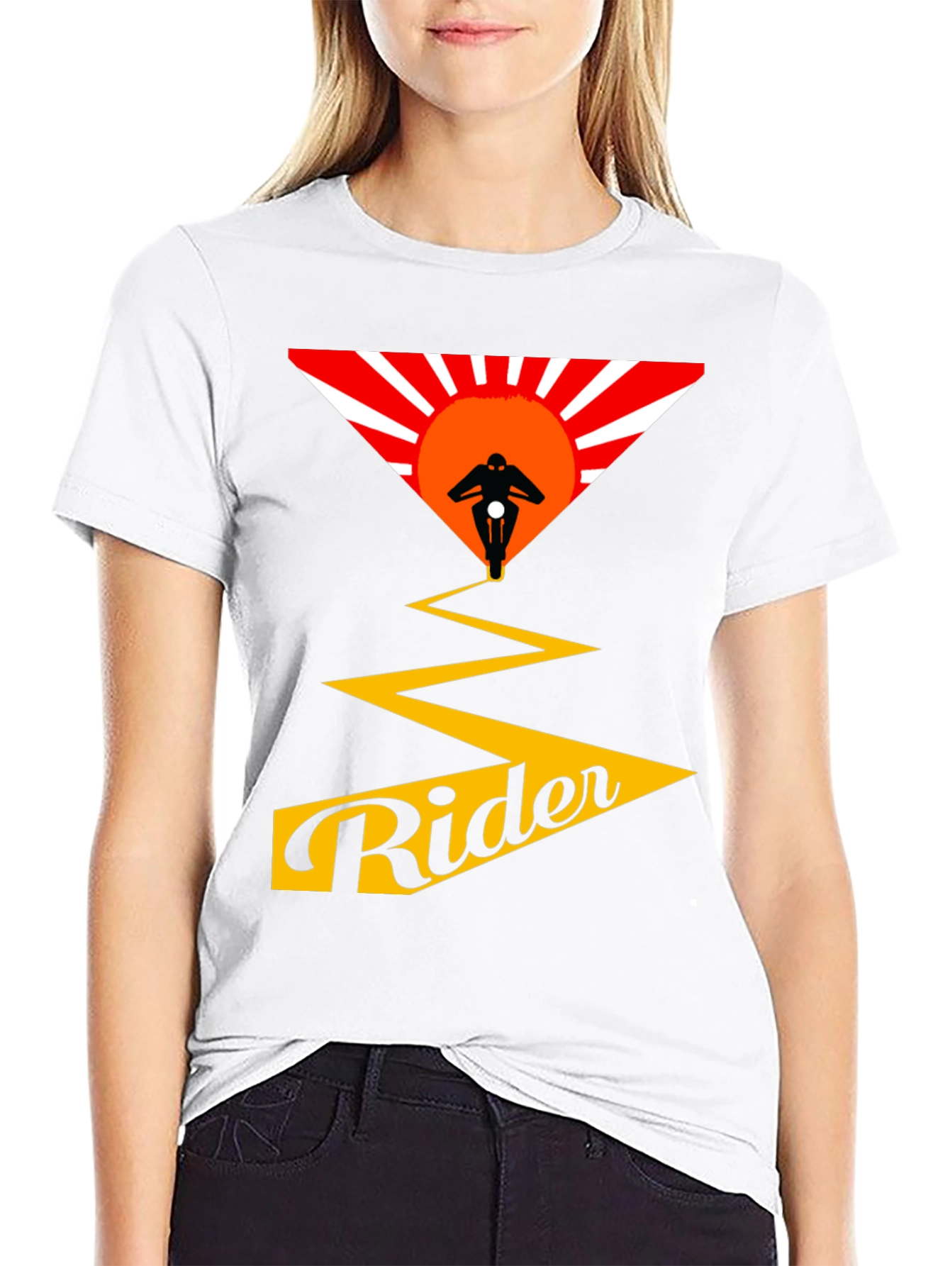 Mens Rider Graphic Tee - Motorcycle Adventure Shirt