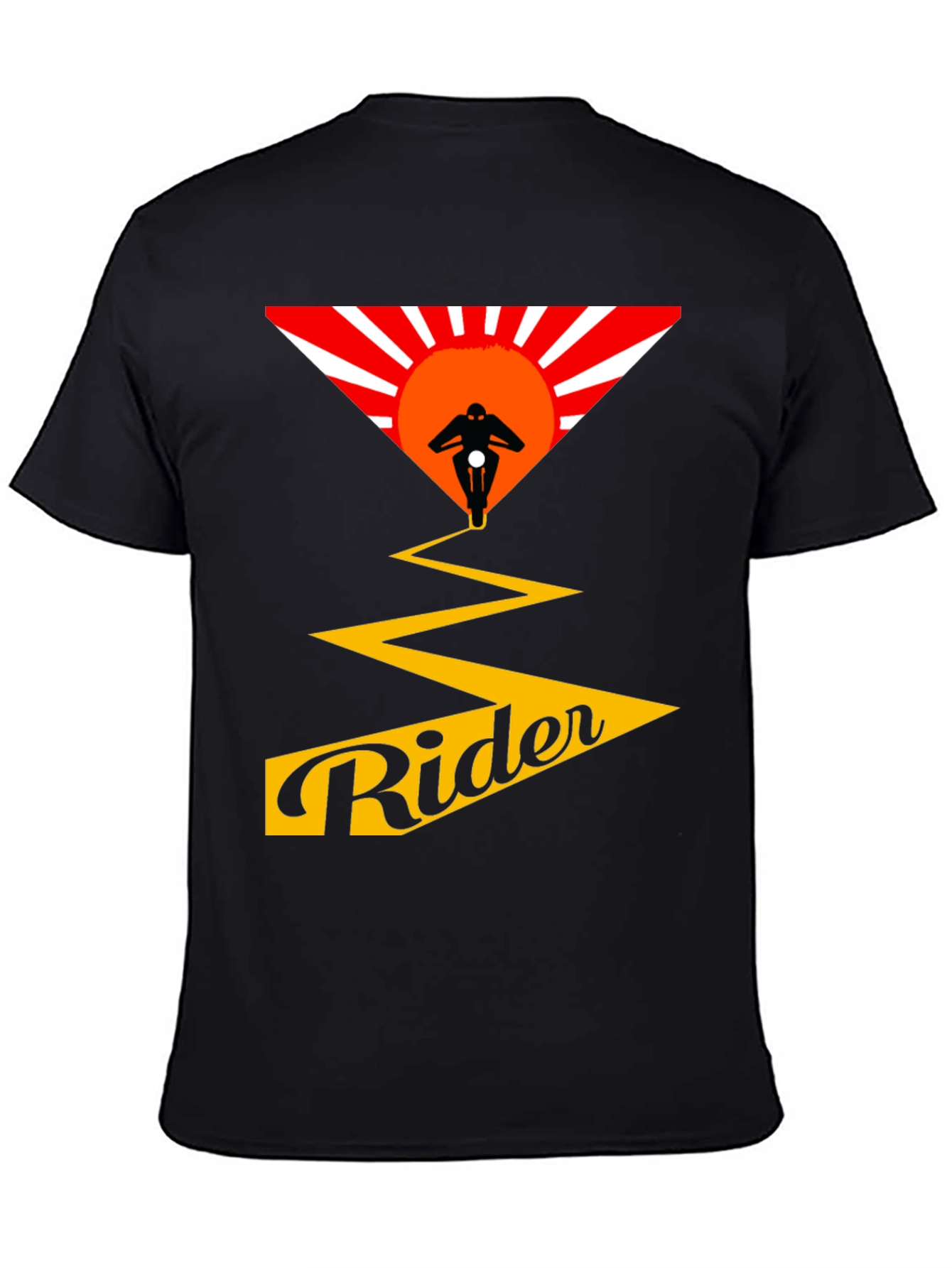 Mens Rider Graphic Tee - Motorcycle Adventure Shirt