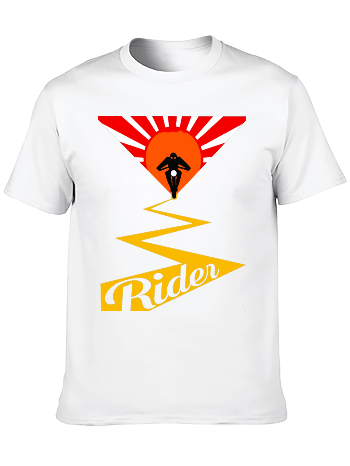 Mens Rider Graphic Tee - Motorcycle Adventure Shirt