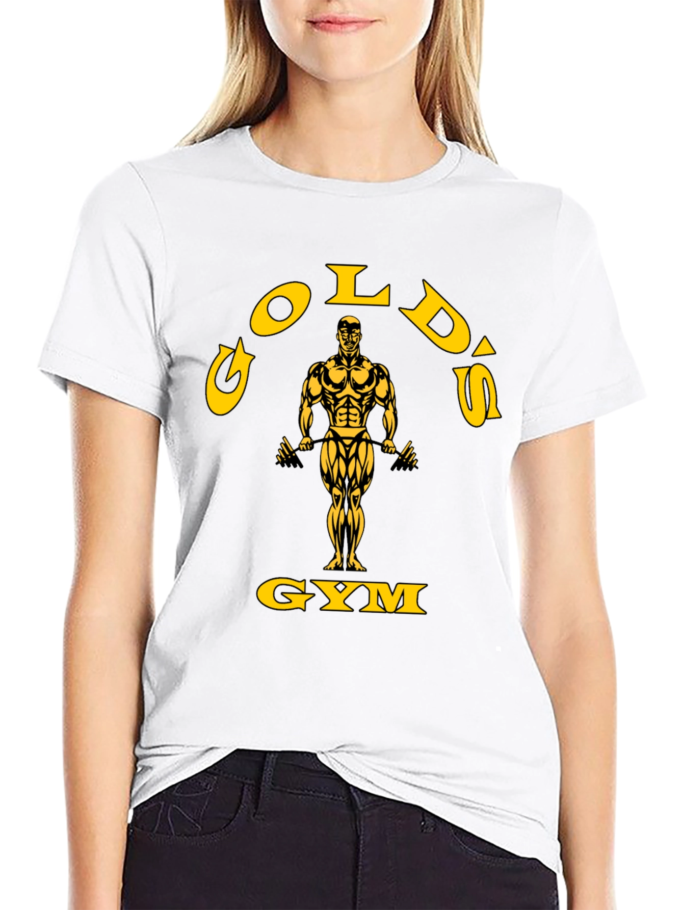 Golds Gym Black Graphic T-Shirt