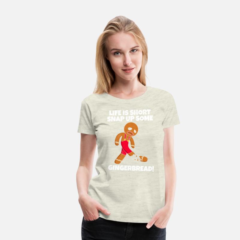 Gingerbread Man Life is too Short Snap Up some