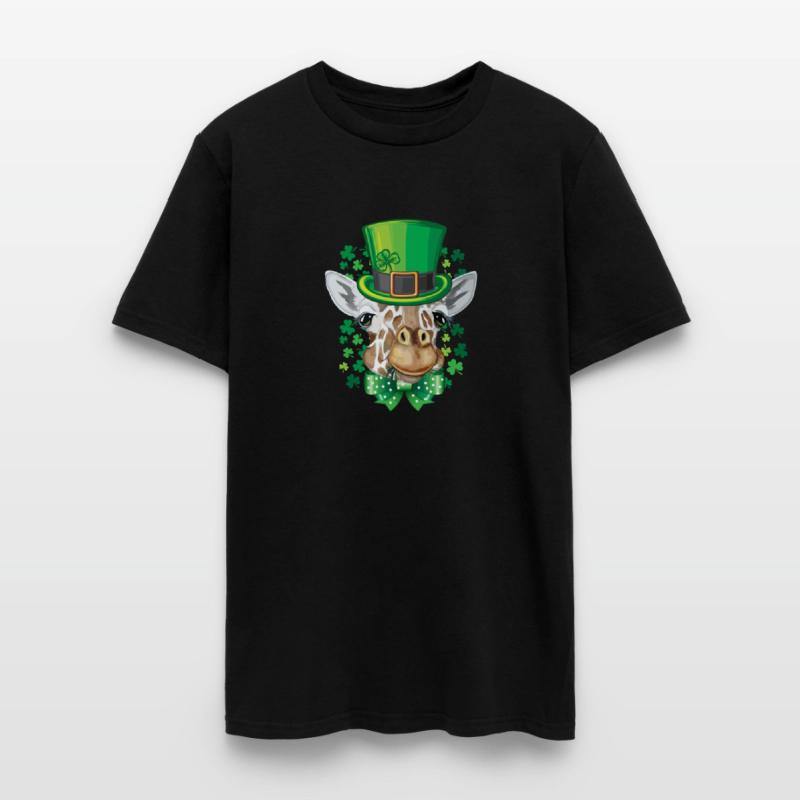 Giraffe Leprechaun St Patrick's Day Shamrock