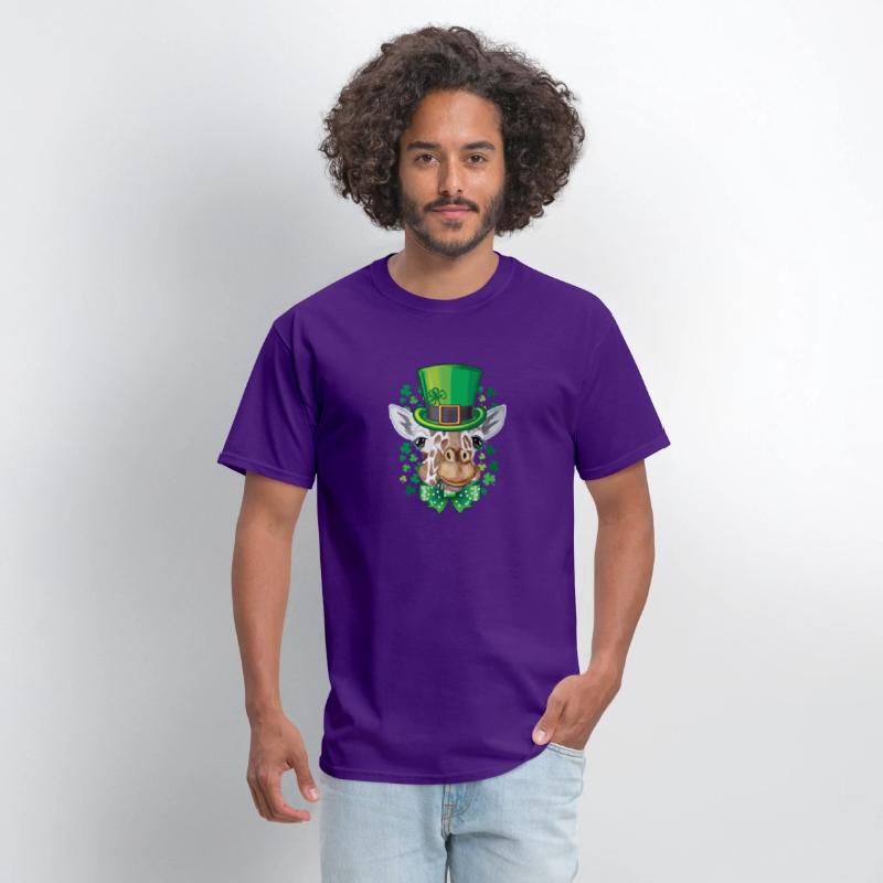 Giraffe Leprechaun St Patrick's Day Shamrock