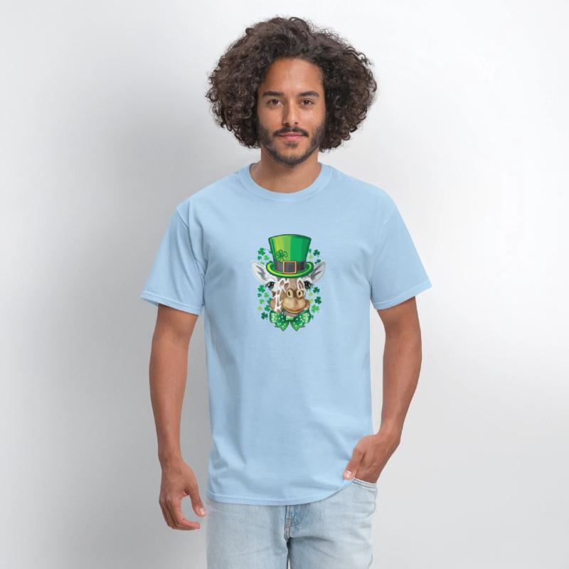 Giraffe Leprechaun St Patrick's Day Shamrock