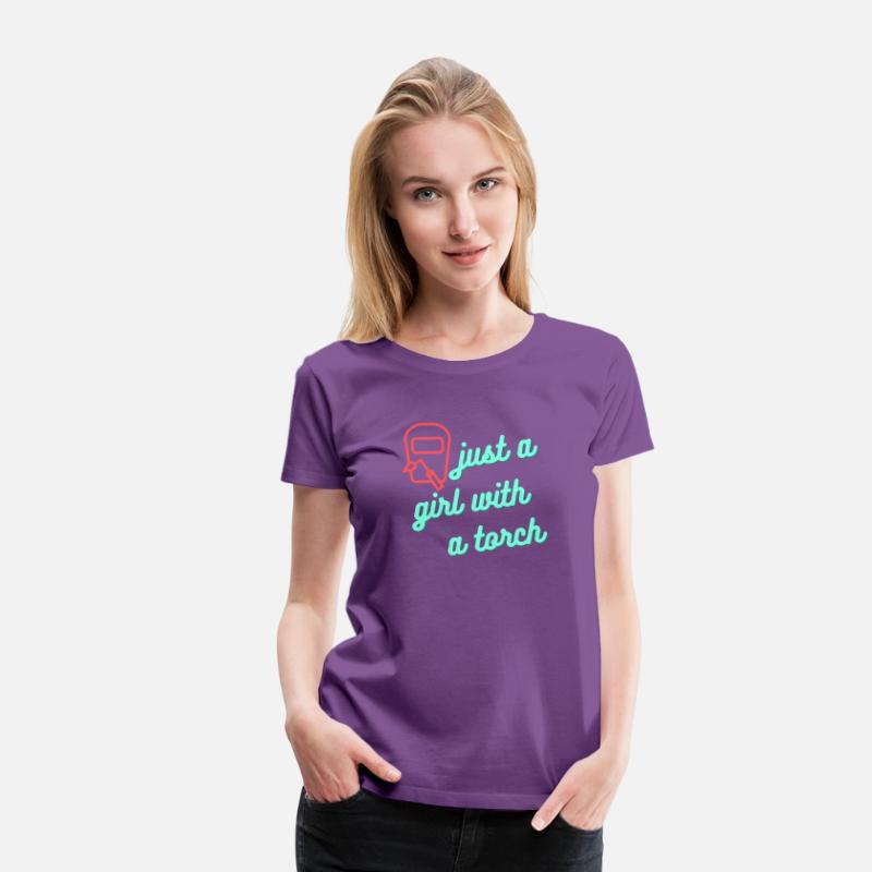 girl with a torch