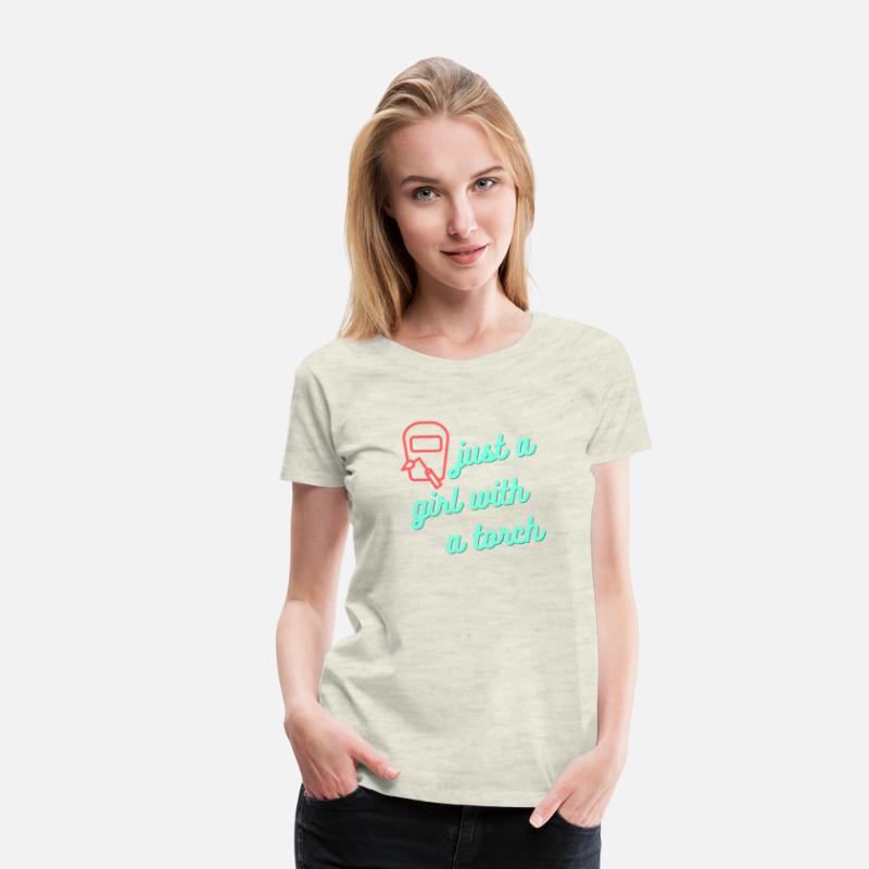 girl with a torch