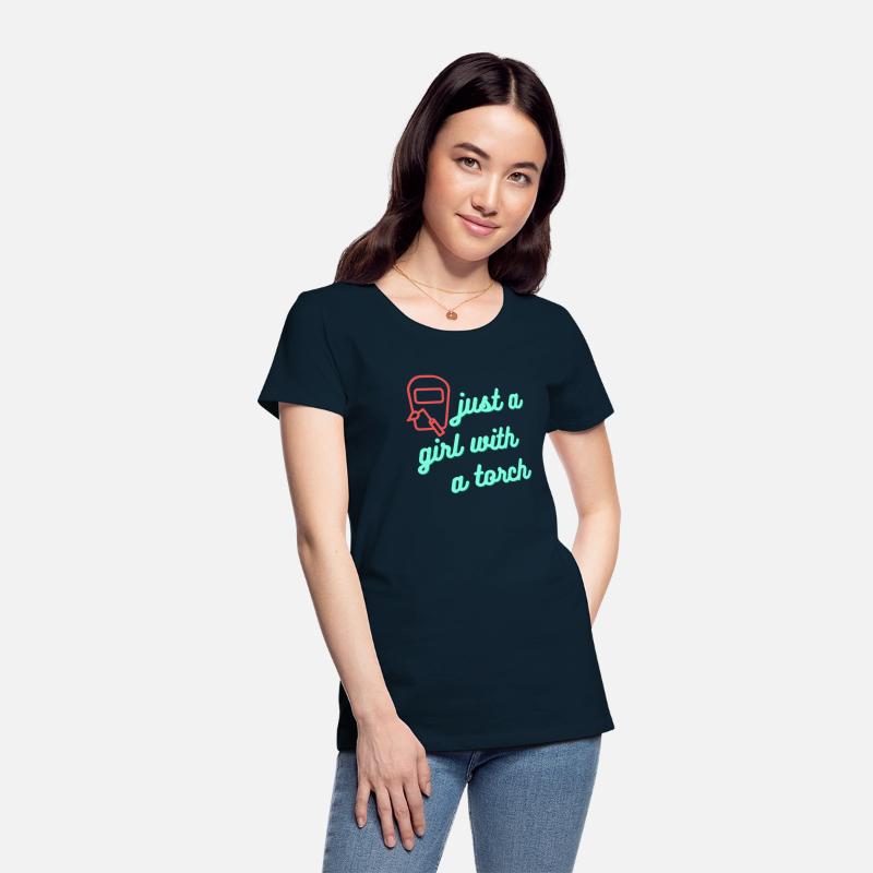 girl with a torch