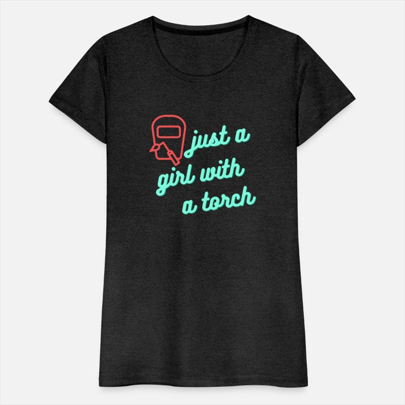 girl with a torch