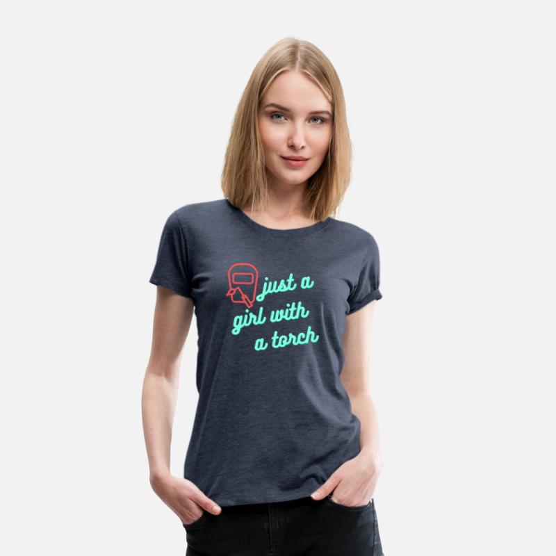 girl with a torch