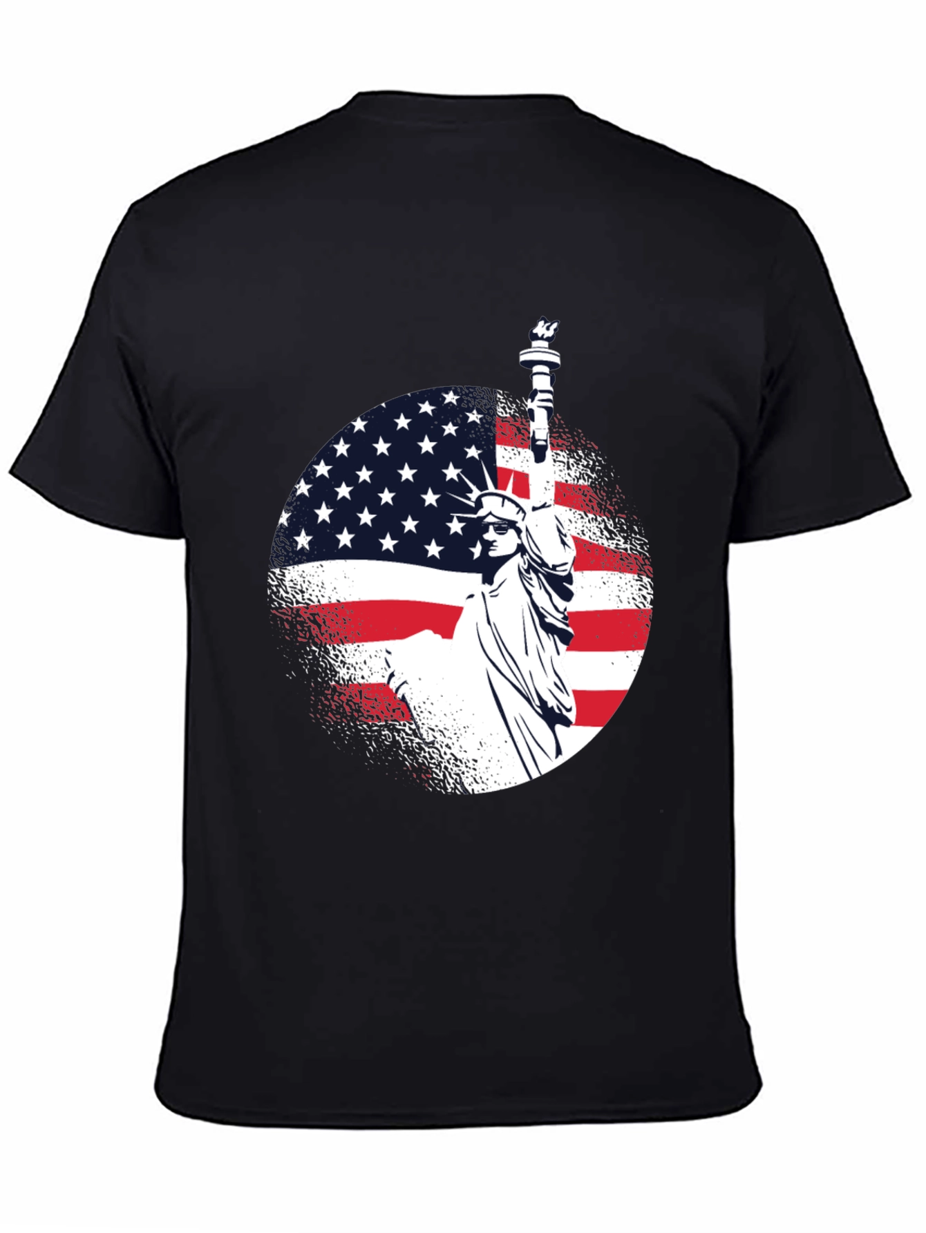 Statue of Liberty Patriotic USA Flag T-Shirt
