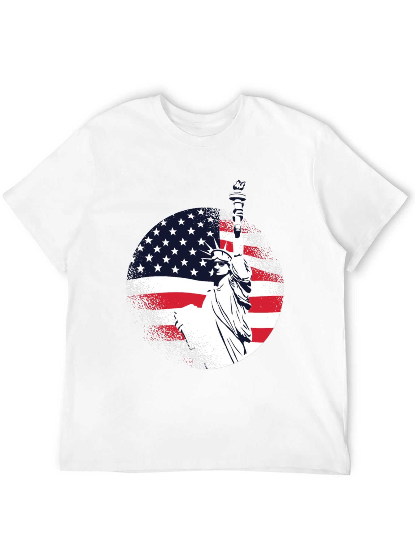 Statue of Liberty Patriotic USA Flag T-Shirt