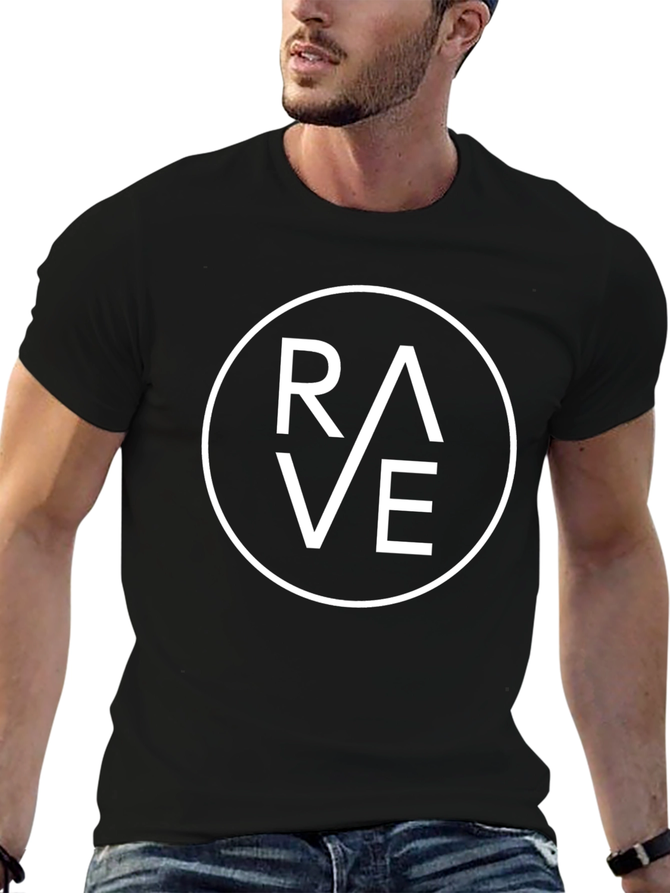 Rave T-Shirt - Classic Black Graphic Tee