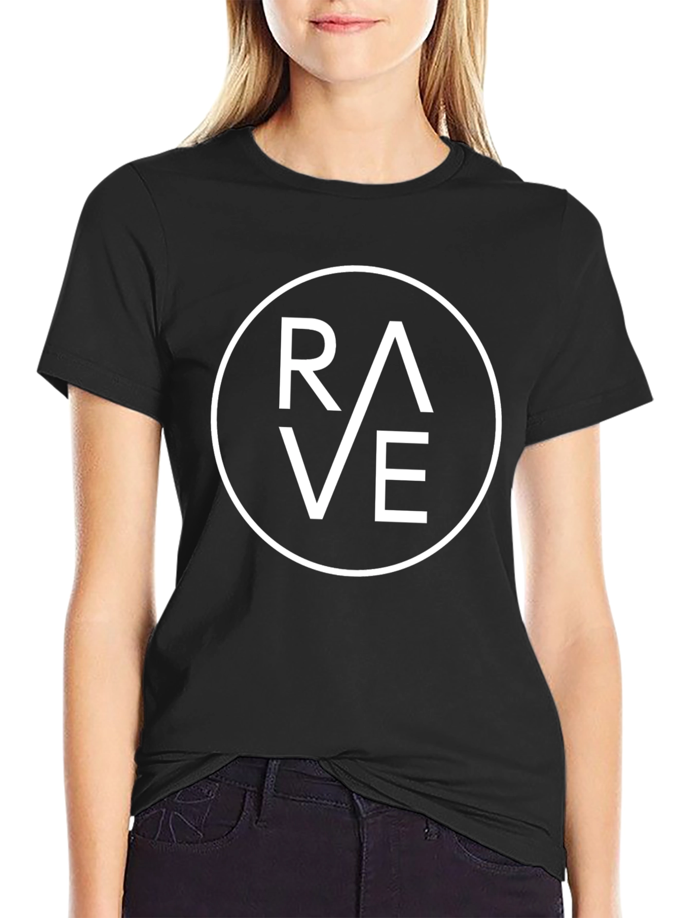 Rave T-Shirt - Classic Black Graphic Tee