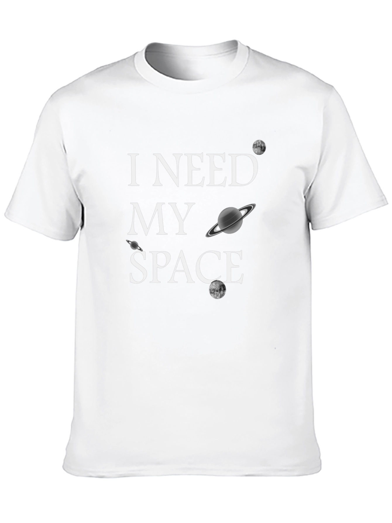 I Need My Space T-Shirt - Unique Galaxy Design