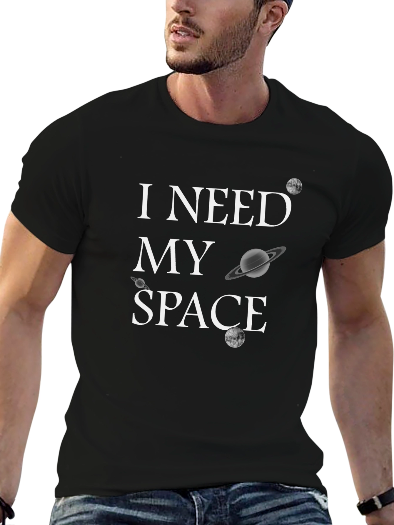 I Need My Space T-Shirt - Unique Galaxy Design