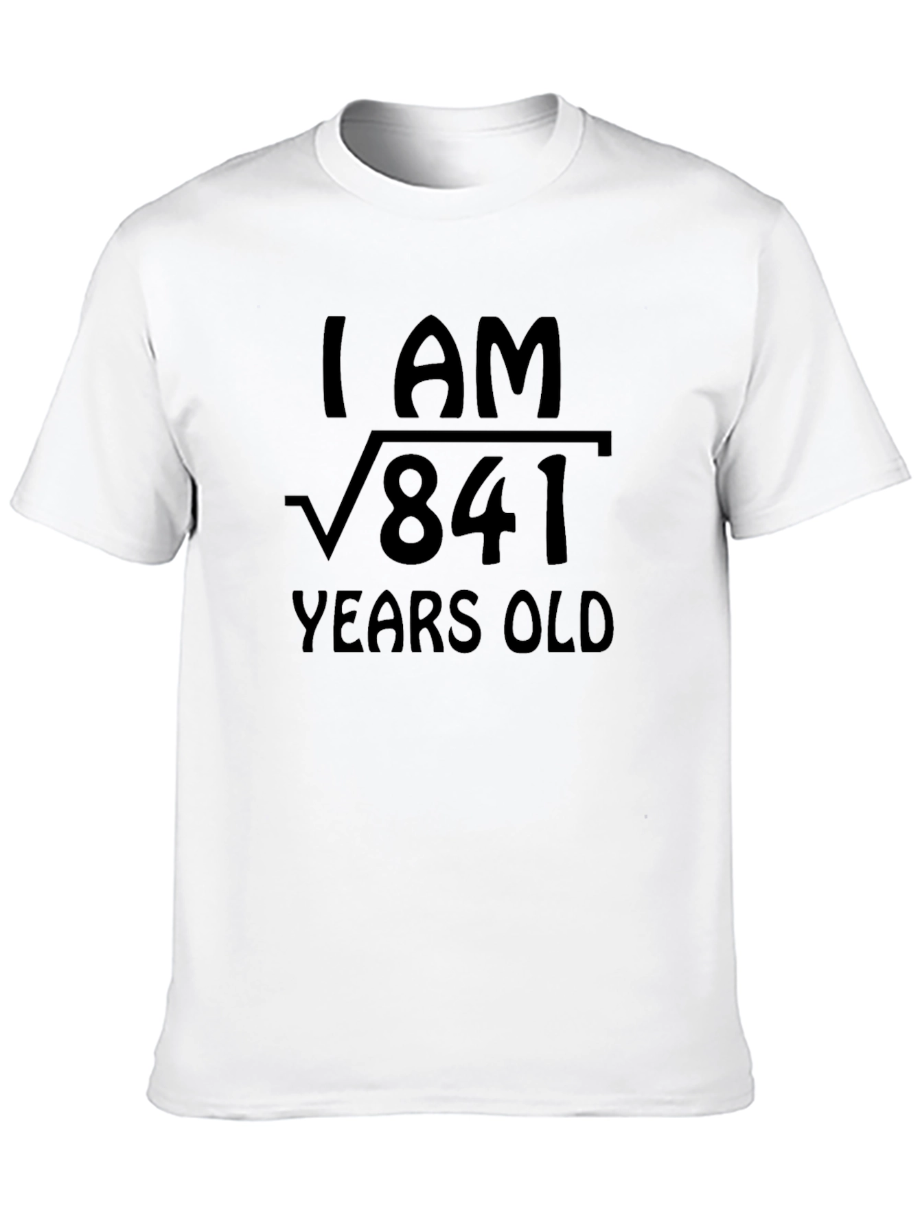 Funny Math Birthday T-Shirt - 29 Years Old