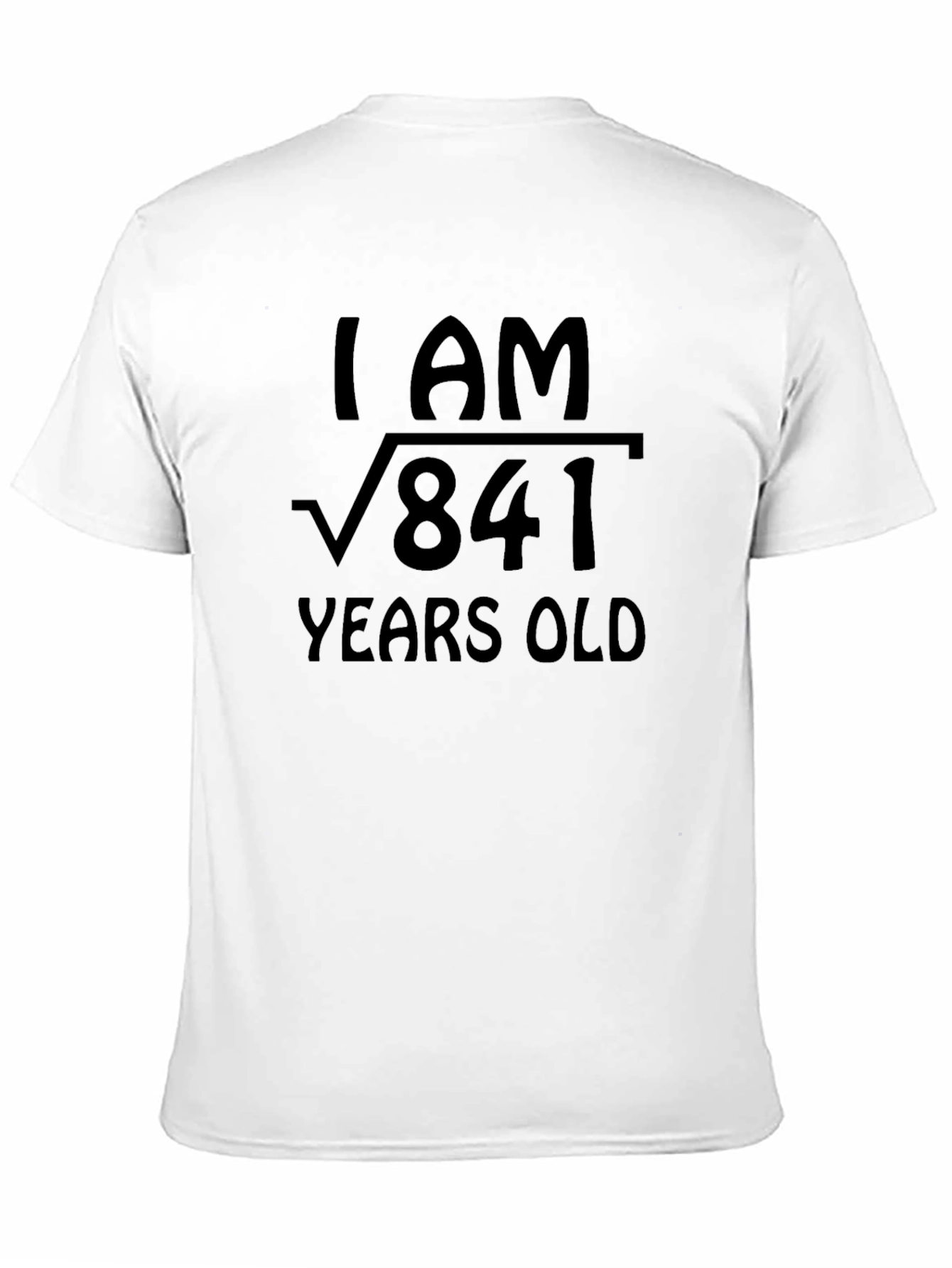 Funny Math Birthday T-Shirt - 29 Years Old
