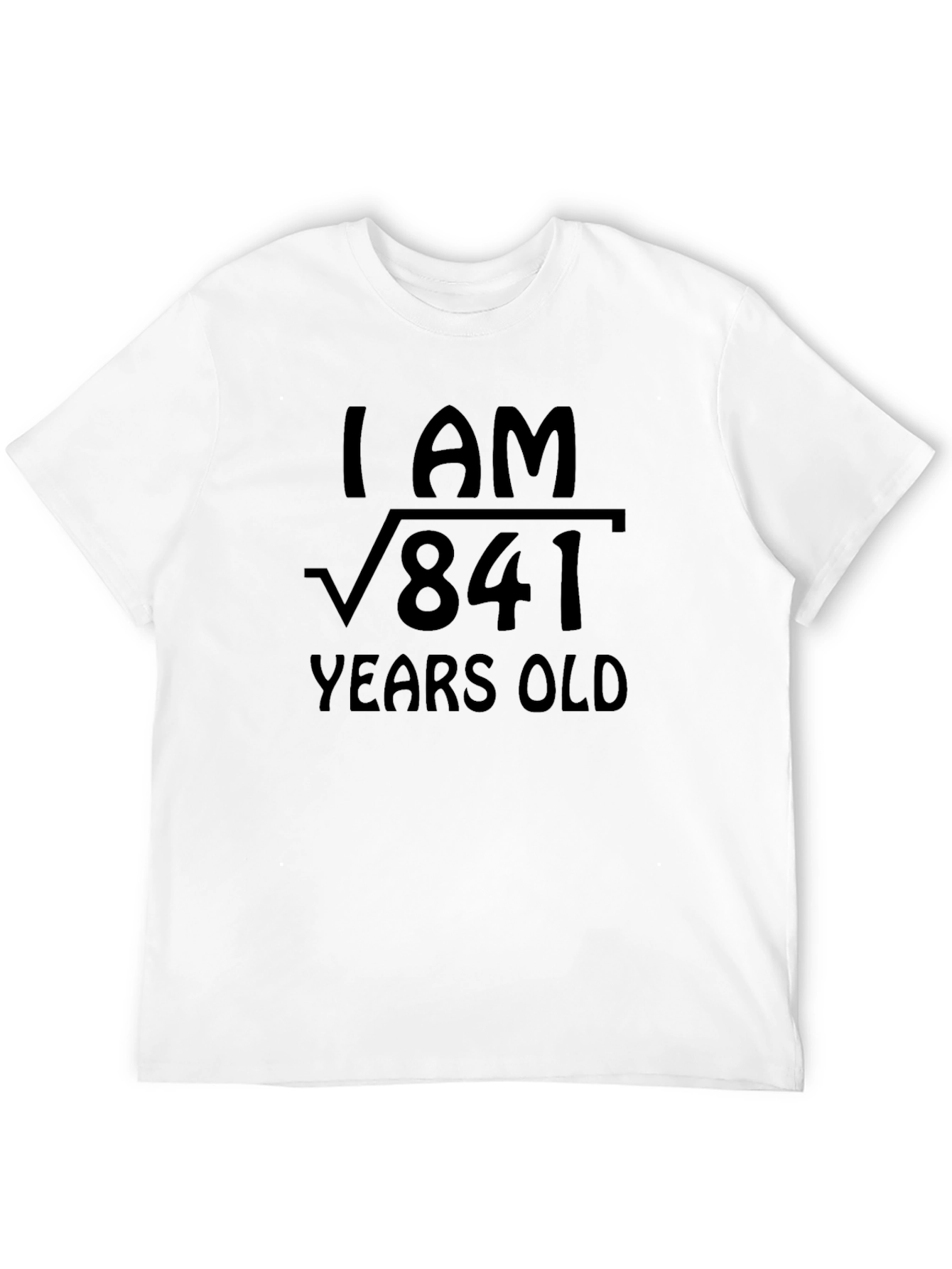 Funny Math Birthday T-Shirt - 29 Years Old
