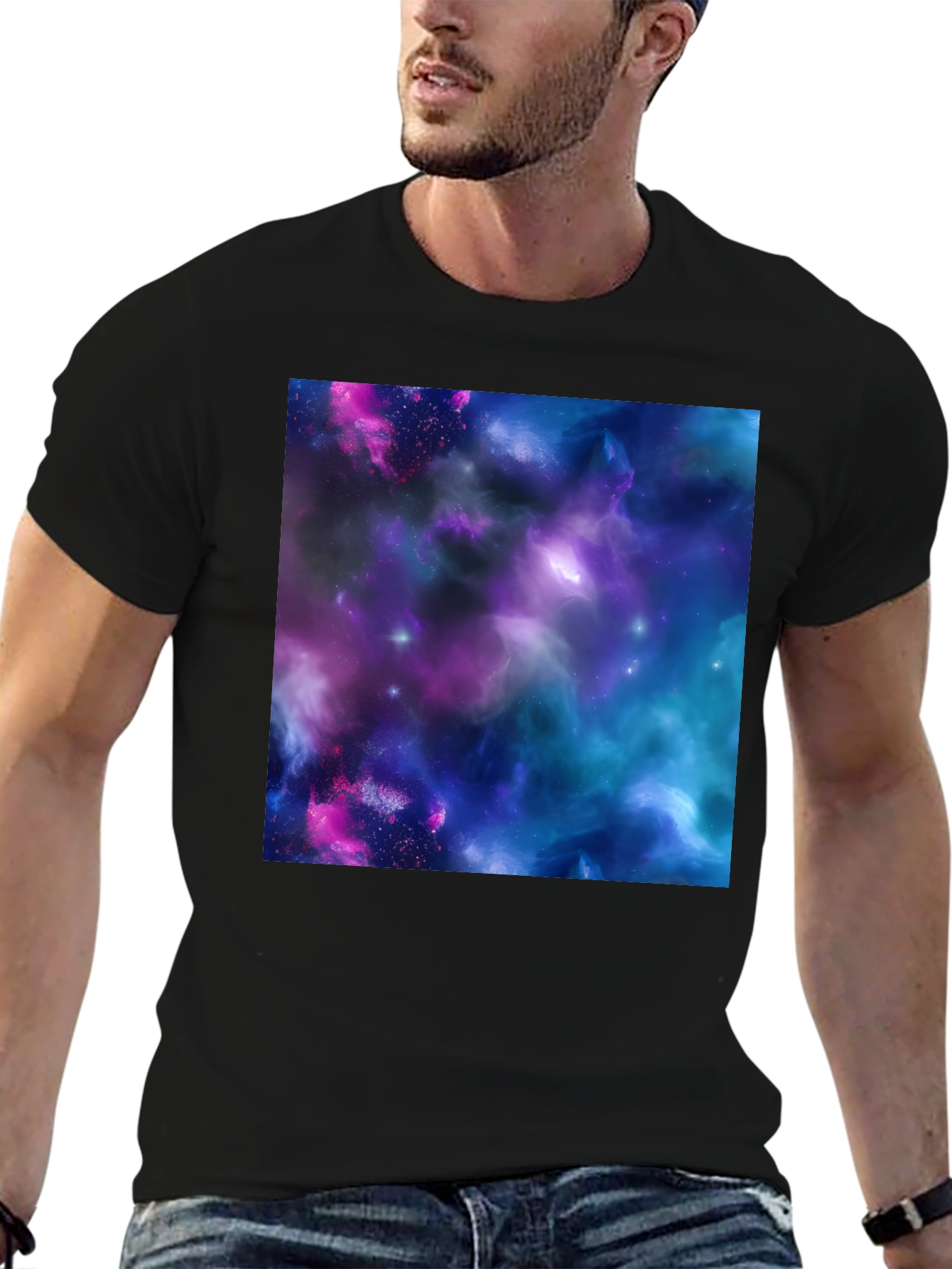 Nebula Galaxy T-Shirt - Cosmic Print Tee