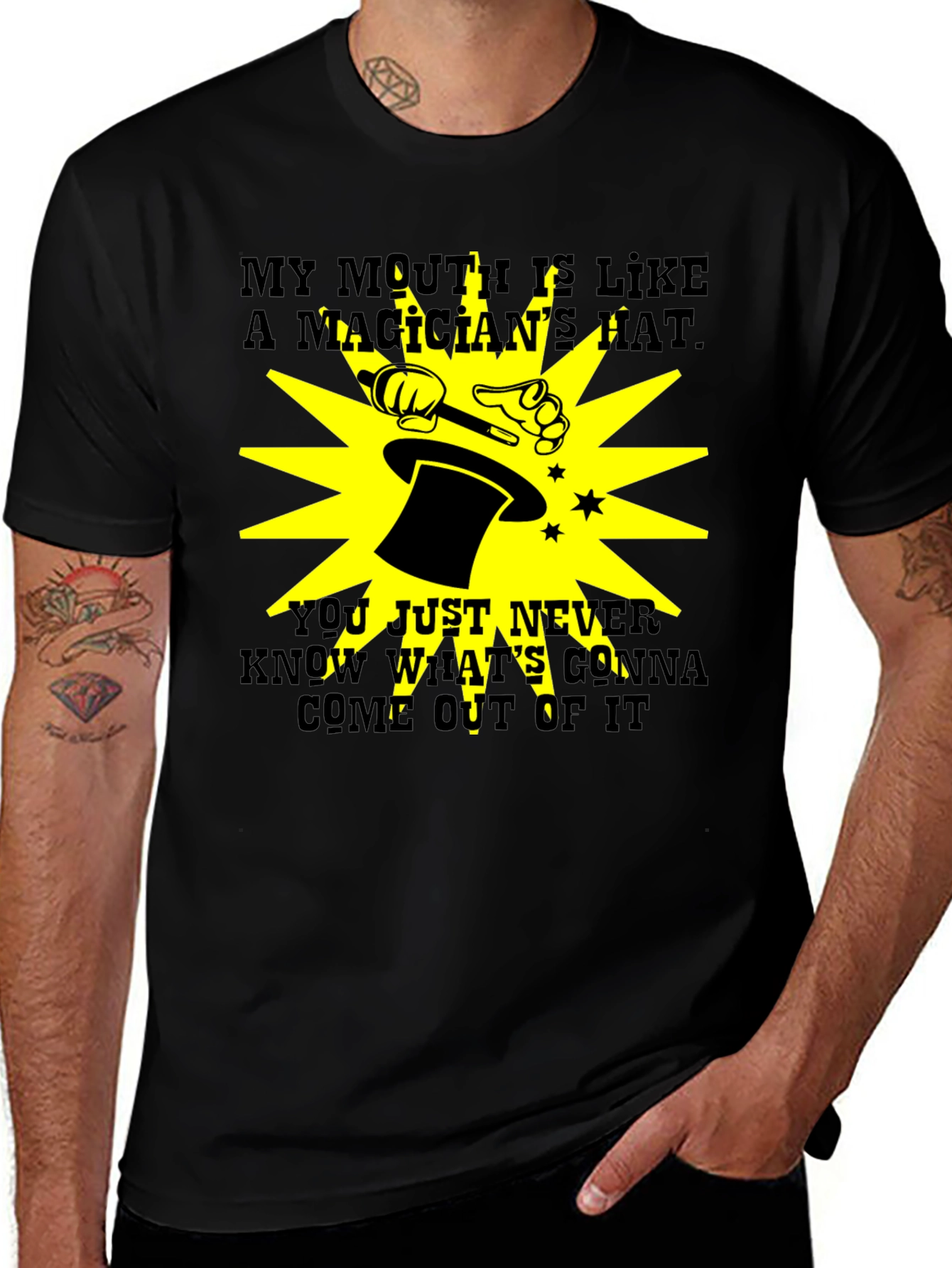 Magicians Hat Humor T-Shirt
