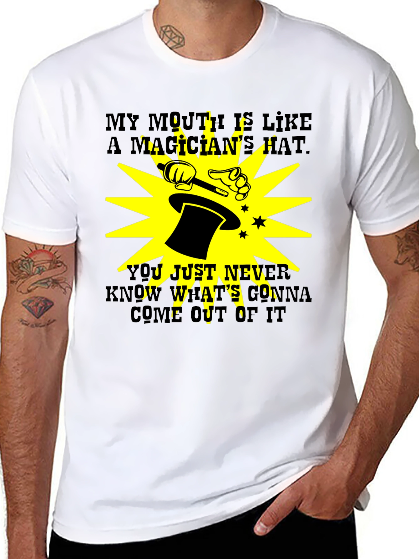 Magicians Hat Humor T-Shirt