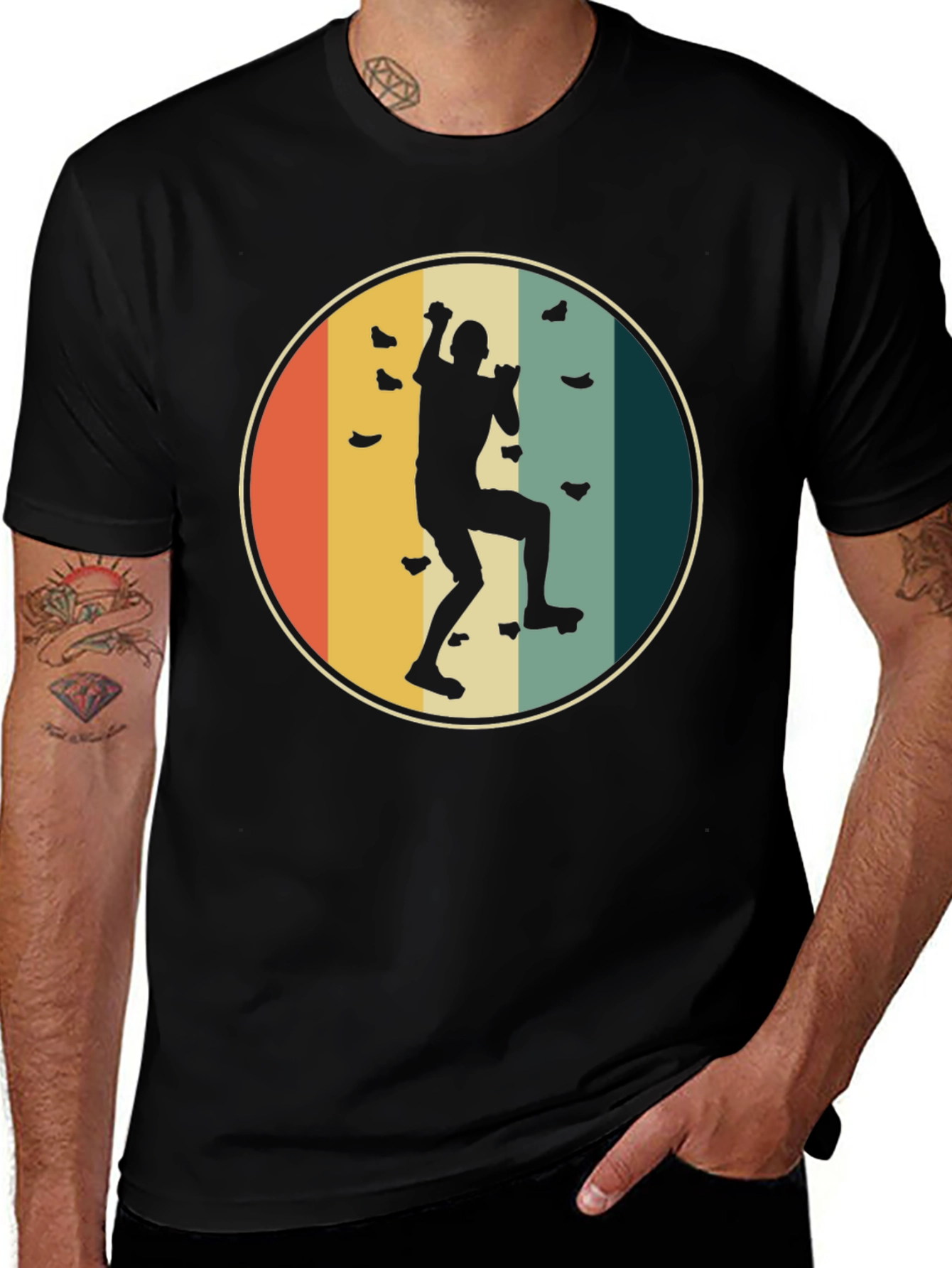 Retro Rock Climbing Tee