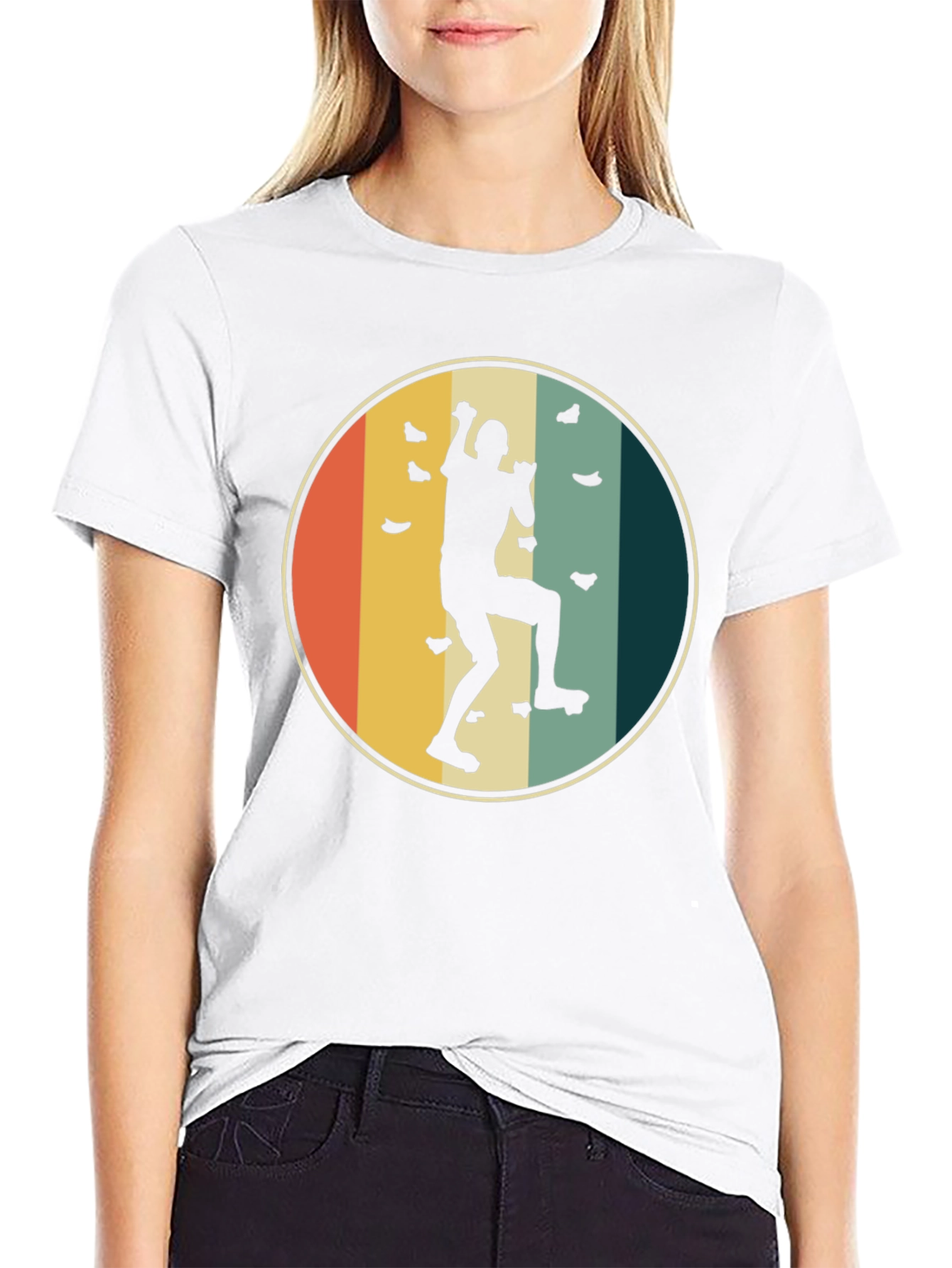 Retro Rock Climbing Tee
