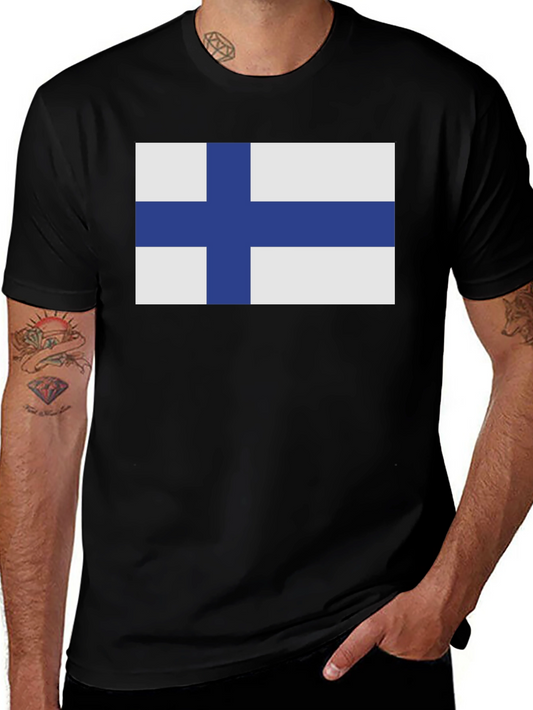 Finland Flag T-Shirt - Patriotic Finnish Pride Tee