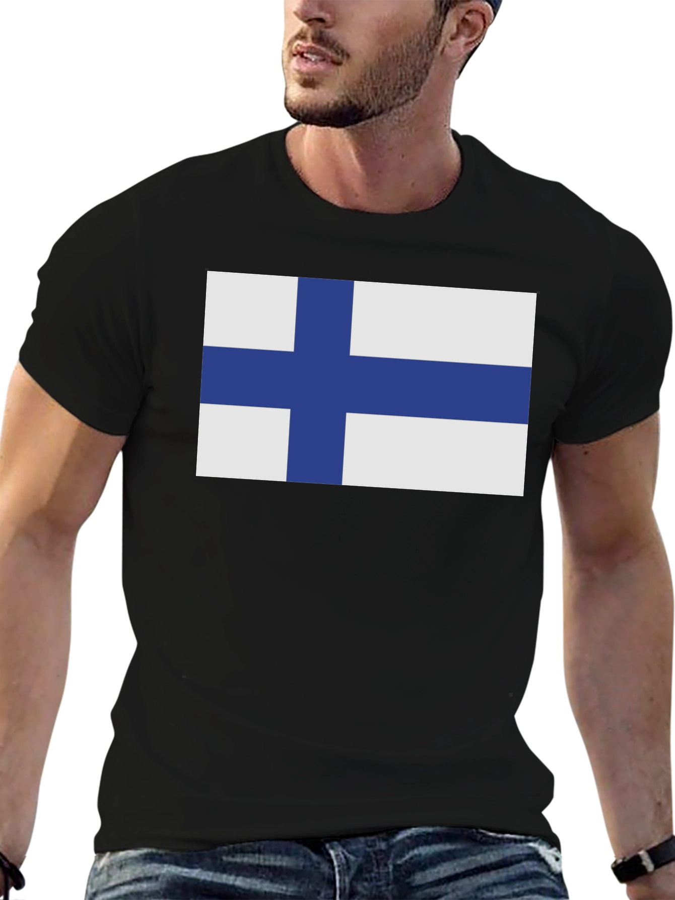 Finland Flag T-Shirt - Patriotic Finnish Pride Tee