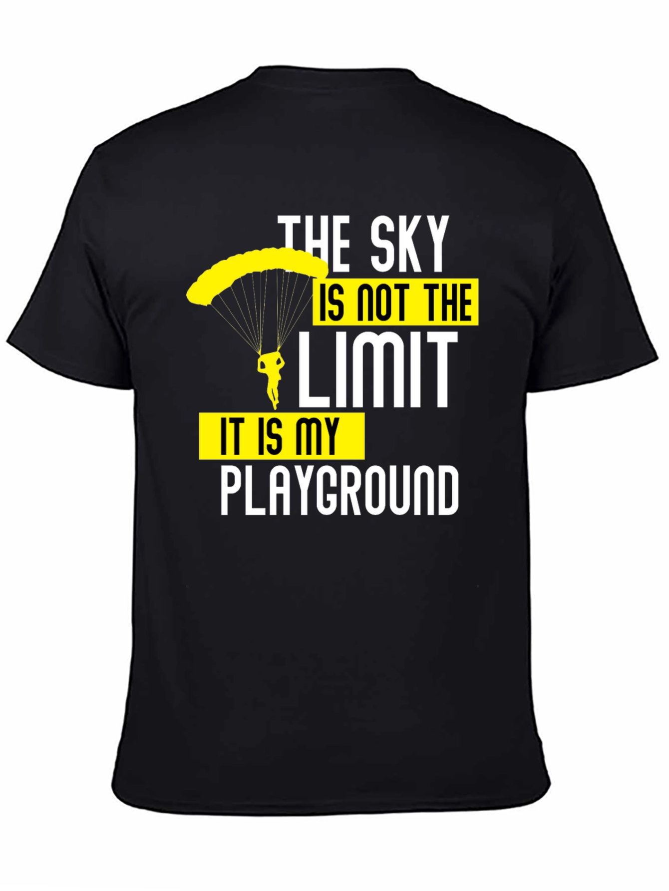 Skys the Limit Graphic T-Shirt - Black