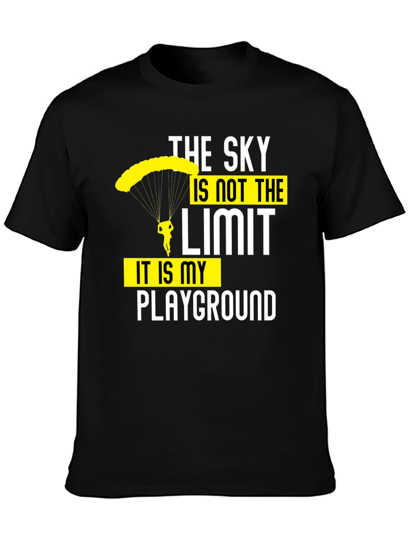 Skys the Limit Graphic T-Shirt - Black